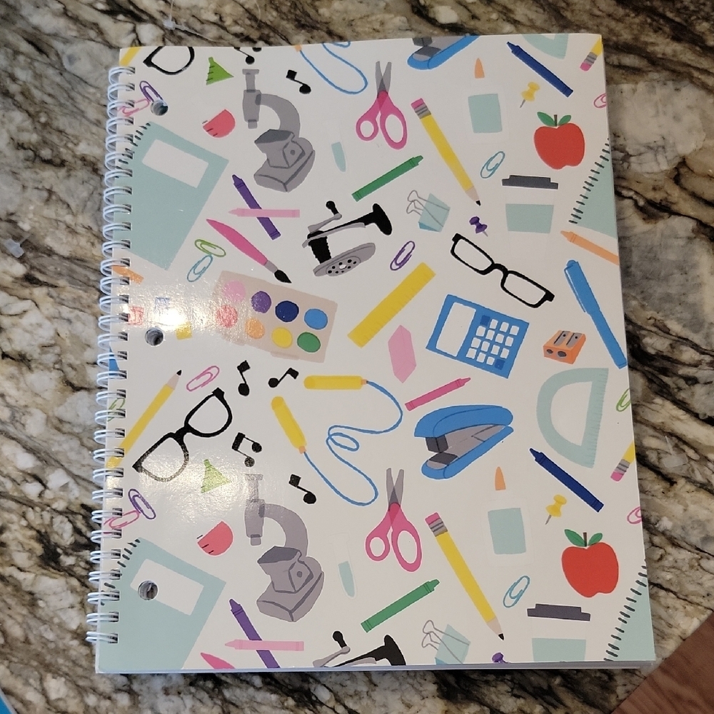 Undated Colorful Homeschool Teacher Planner